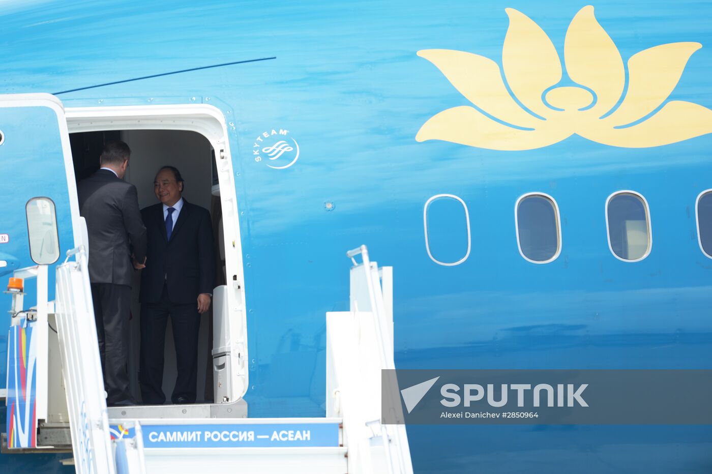 Prime Minister of Vietnam Nguyen Xuan Phuc arrives in Sochi for ASEAN-Russia Summit