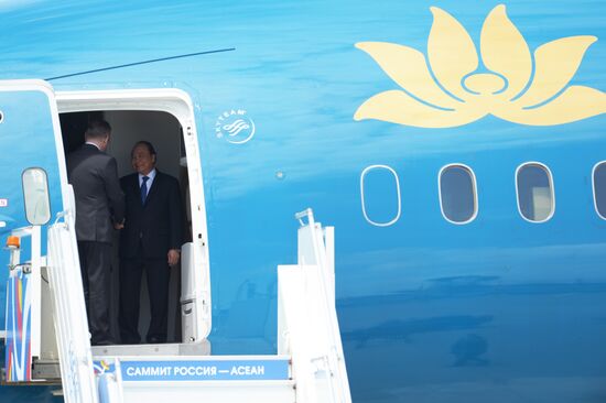 Prime Minister of Vietnam Nguyen Xuan Phuc arrives in Sochi for ASEAN-Russia Summit