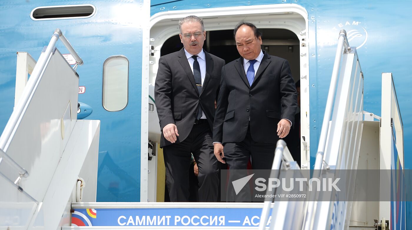 Prime Minister of Vietnam Nguyen Xuan Phuc arrives in Sochi for ASEAN-Russia Summit