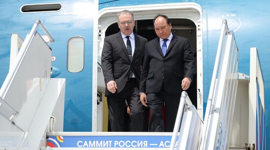 Prime Minister of Vietnam Nguyen Xuan Phuc arrives in Sochi for ASEAN-Russia Summit