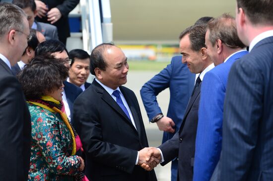 Prime Minister of Vietnam Nguyen Xuan Phuc arrives in Sochi for ASEAN-Russia Summit