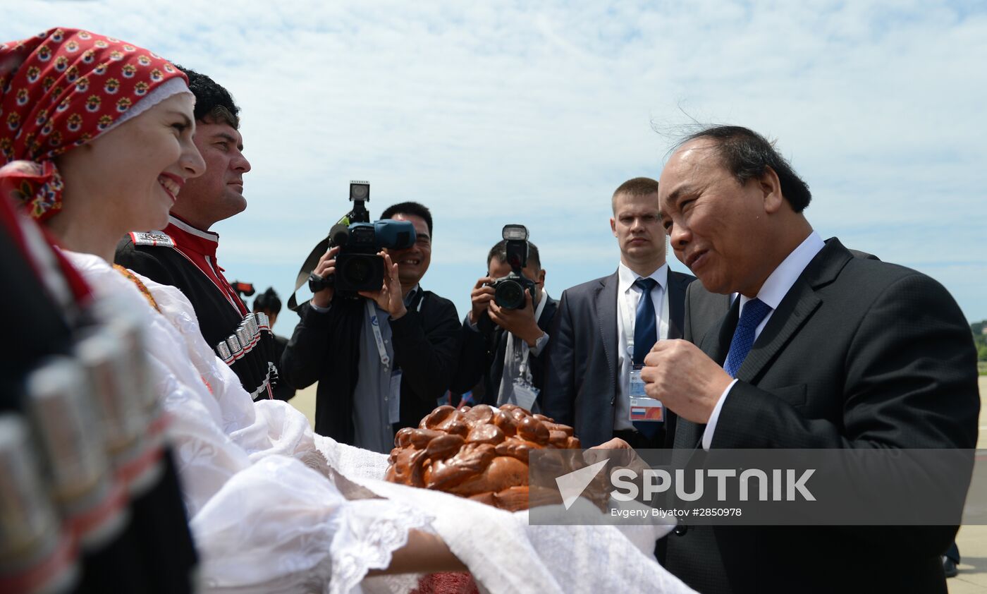 Prime Minister of Vietnam Nguyen Xuan Phuc arrives in Sochi for ASEAN-Russia Summit
