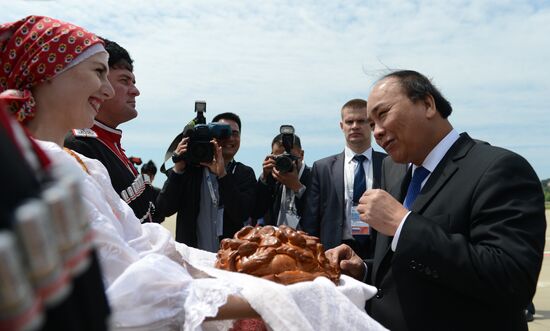 Prime Minister of Vietnam Nguyen Xuan Phuc arrives in Sochi for ASEAN-Russia Summit