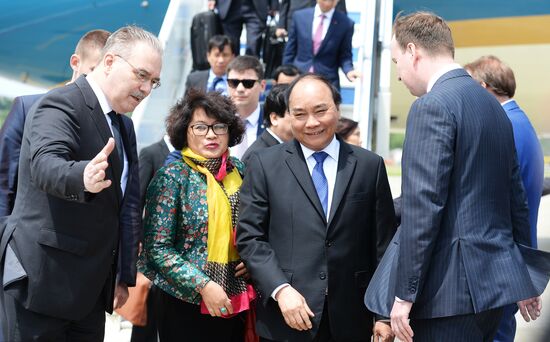 Prime Minister of Vietnam Nguyen Xuan Phuc arrives in Sochi for ASEAN-Russia Summit