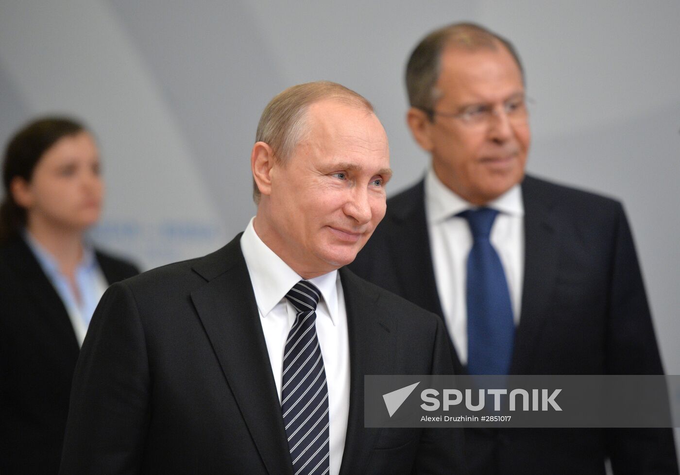 Russian President Vladimir Putin's bilateral meeting with President of Myanmar Htin Kyaw