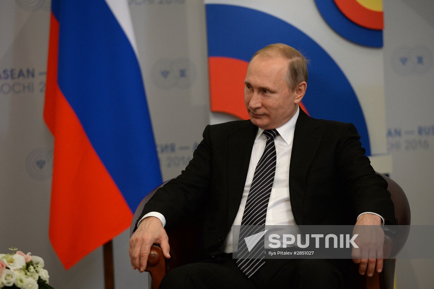 Russian President Vladimir Putin's bilateral meeting with Sultan Hassanal Bolkiah of Brunei Darussalam