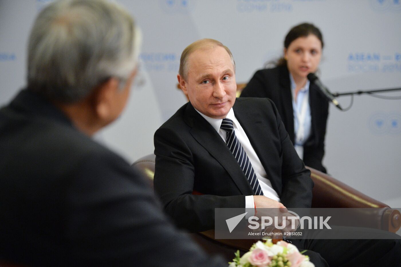 Russian President Vladimir Putin's bilateral meeting with President of Myanmar Htin Kyaw