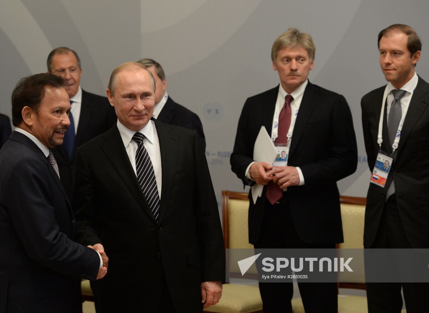 Russian President Vladimir Putin's bilateral meeting with Sultan Hassanal Bolkiah of Brunei Darussalam