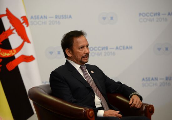 Russian President Vladimir Putin's bilateral meeting with Sultan Hassanal Bolkiah of Brunei Darussalam