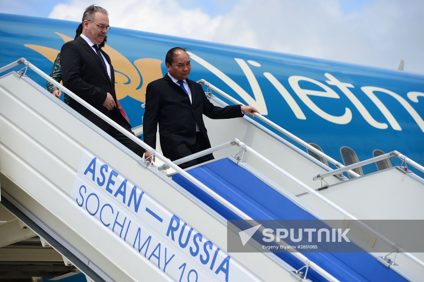 Prime Minister of Vietnam Nguyen Xuan Phuc arrives in Sochi for ASEAN-Russia Summit