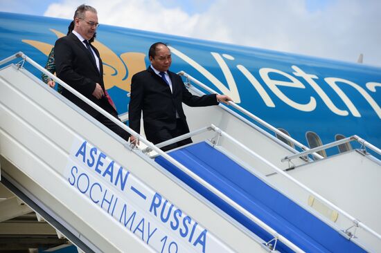 Prime Minister of Vietnam Nguyen Xuan Phuc arrives in Sochi for ASEAN-Russia Summit