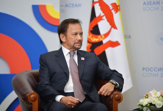 Russian President Vladimir Putin's bilateral meeting with Sultan Hassanal Bolkiah of Brunei Darussalam
