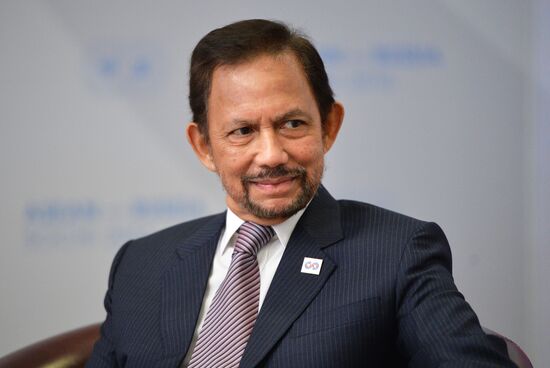 Russian President Vladimir Putin's bilateral meeting with Sultan Hassanal Bolkiah of Brunei Darussalam