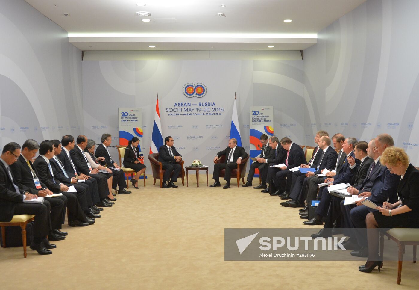 Russian President Vladimir Putin's bilateral meeting with Prime Minister of Thailand Prayut Chan-o-cha
