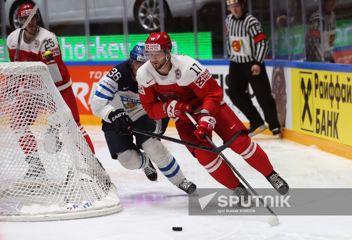 World Ice Hockey Championship. Finland vs. Denmark