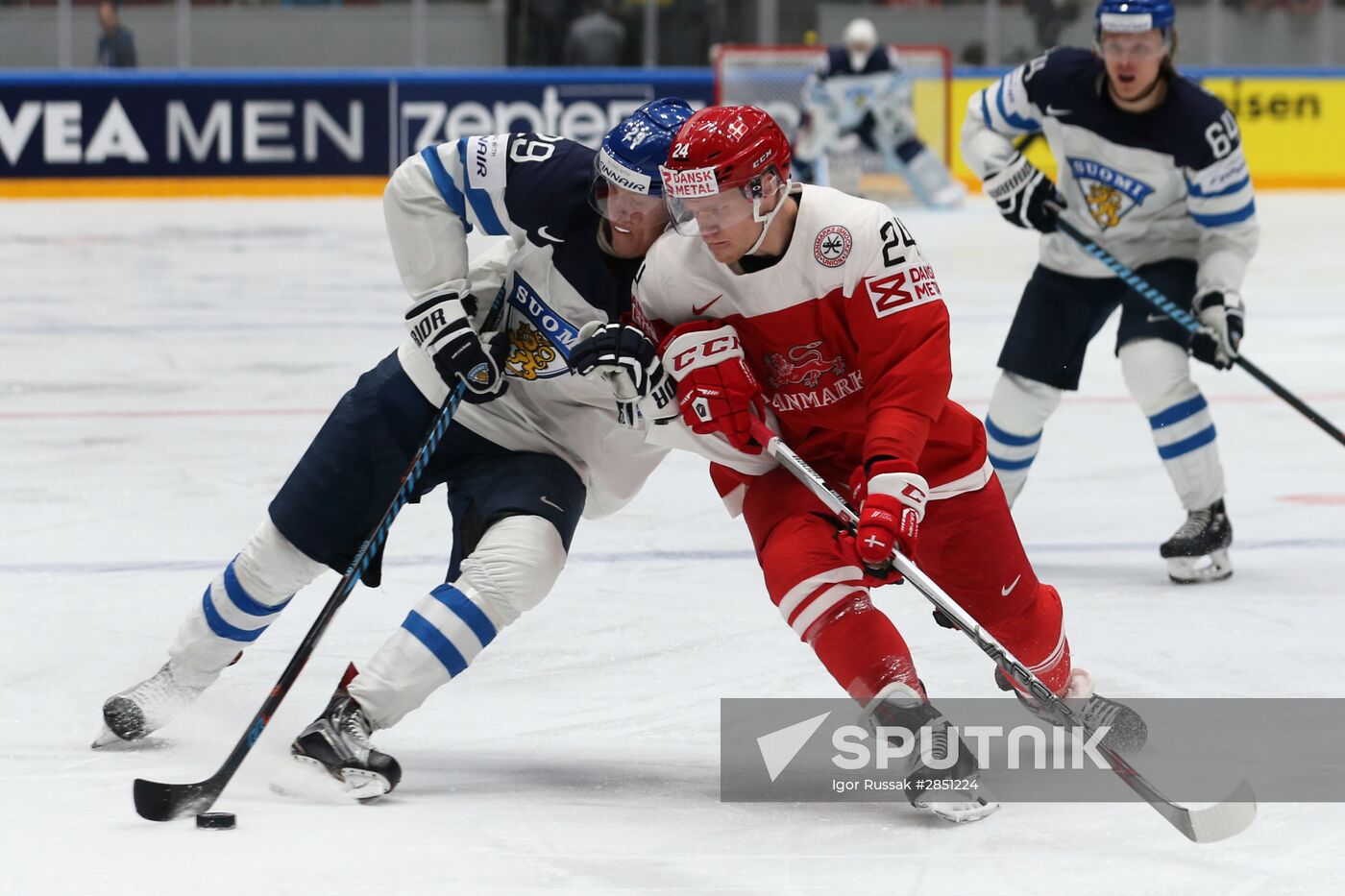 World Ice Hockey Championship. Finland vs. Denmark