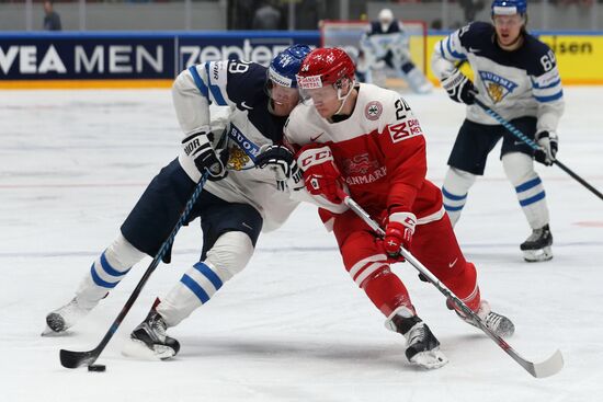 World Ice Hockey Championship. Finland vs. Denmark