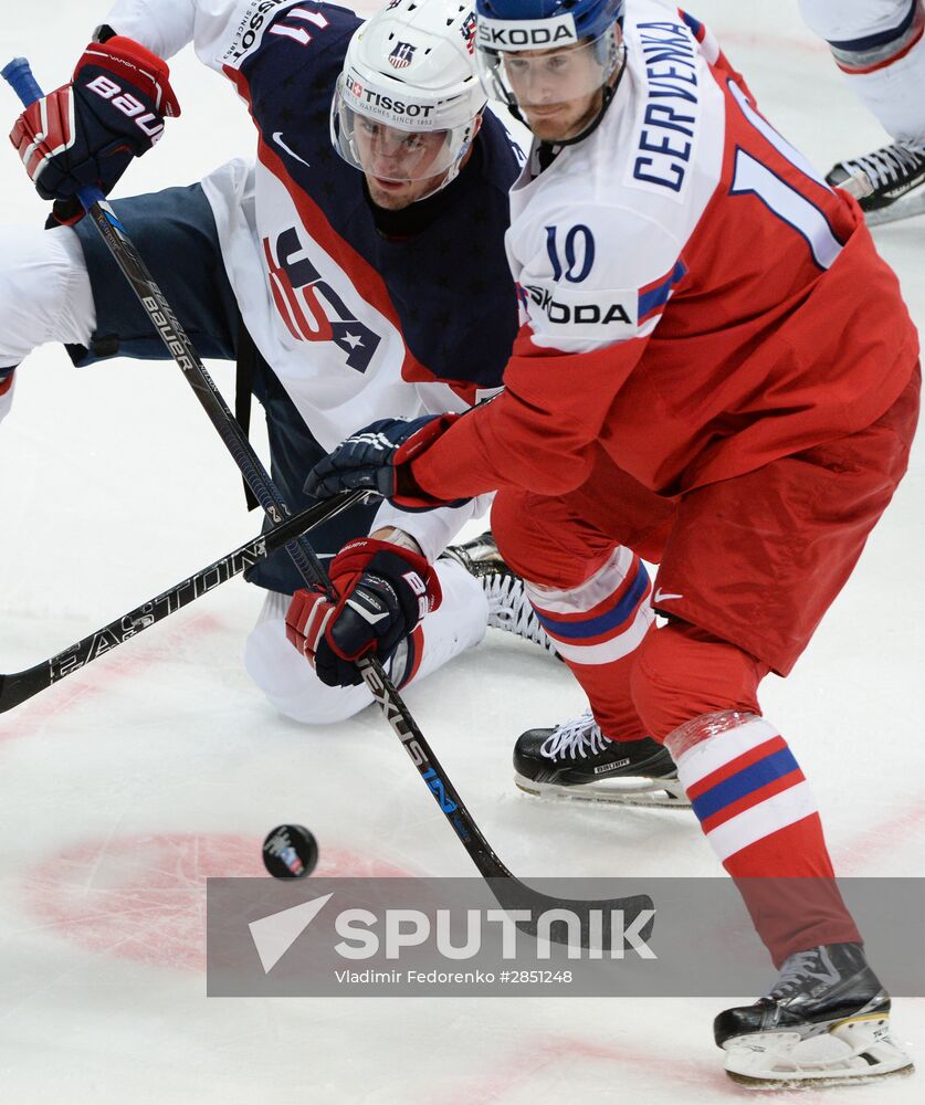 2016 IIHF World Championship. Czech Republic vs. United States