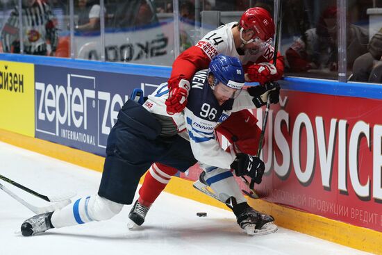 World Ice Hockey Championship. Finland vs. Denmark