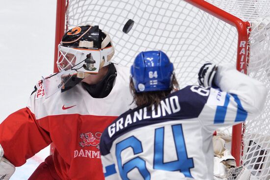 World Ice Hockey Championship. Finland vs. Denmark