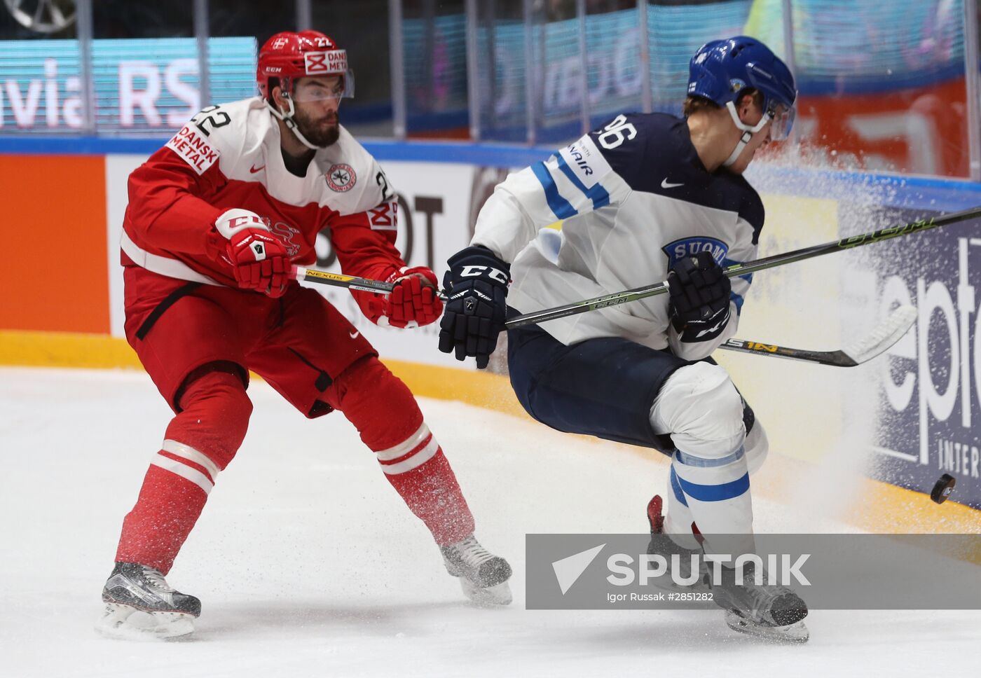 World Ice Hockey Championship. Finland vs. Denmark