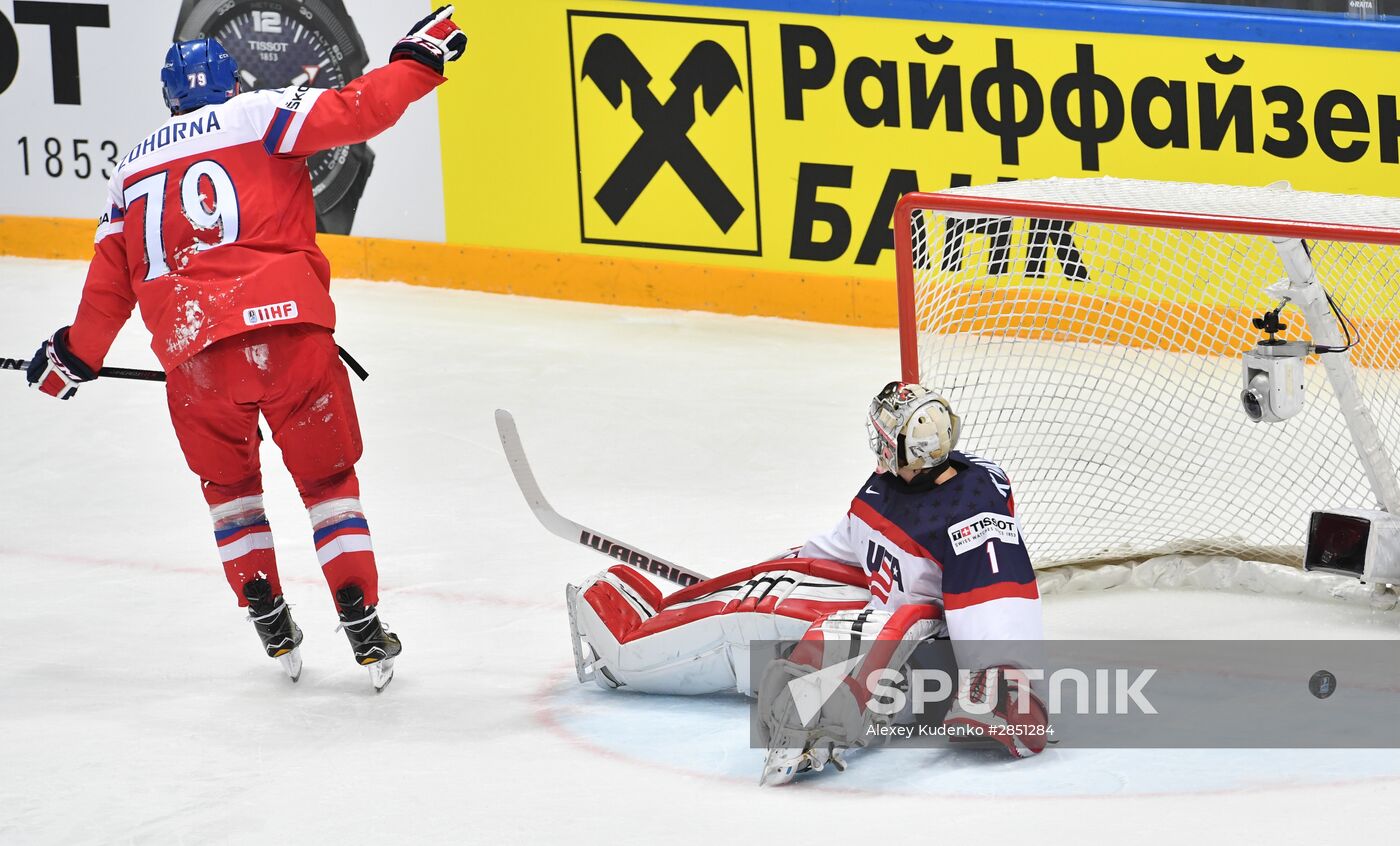 2016 IIHF World Championship. Czech Republic vs. United States