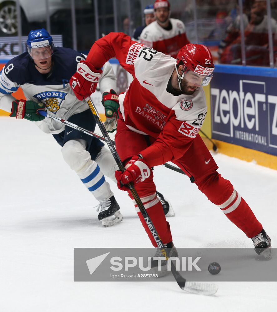 World Ice Hockey Championship. Finland vs. Denmark