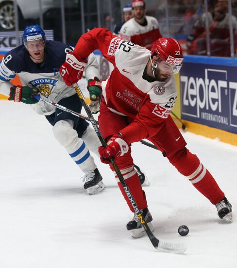 World Ice Hockey Championship. Finland vs. Denmark