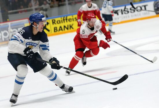 World Ice Hockey Championship. Finland vs. Denmark