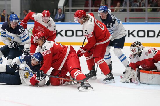 World Ice Hockey Championship. Finland vs. Denmark