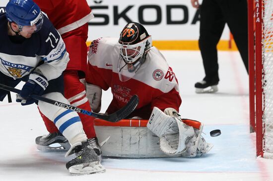 World Ice Hockey Championship. Finland vs. Denmark