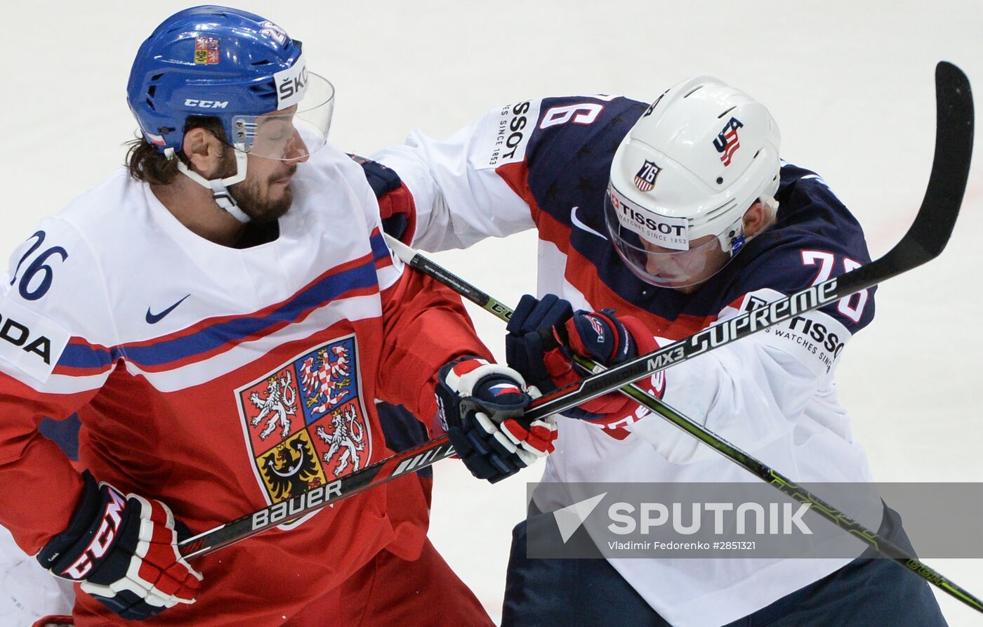 2016 IIHF World Championship. Czech Republic vs. United States