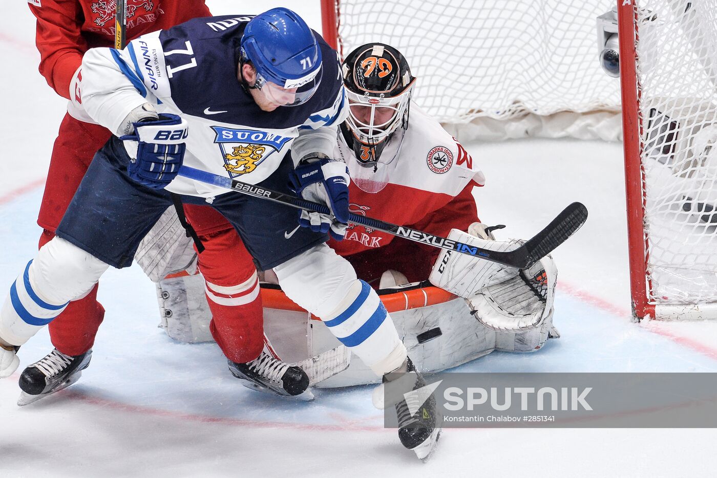 World Ice Hockey Championship. Finland vs. Denmark
