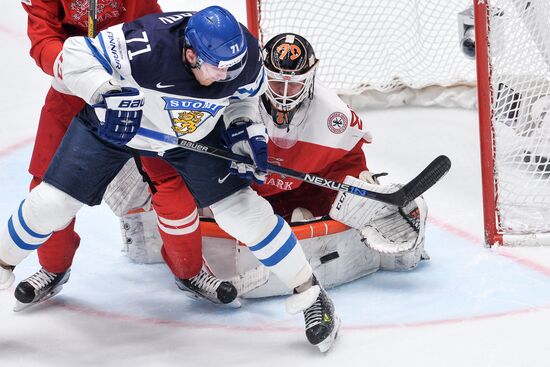 World Ice Hockey Championship. Finland vs. Denmark