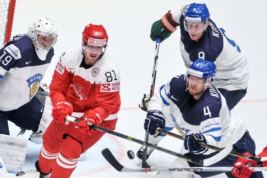 World Ice Hockey Championship. Finland vs. Denmark