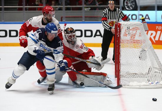 World Ice Hockey Championship. Finland vs. Denmark