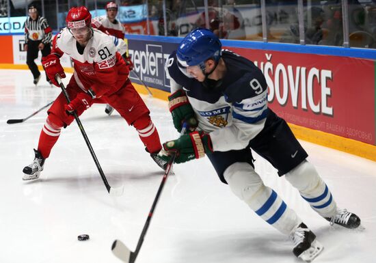 World Ice Hockey Championship. Finland vs. Denmark
