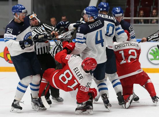 World Ice Hockey Championship. Finland vs. Denmark
