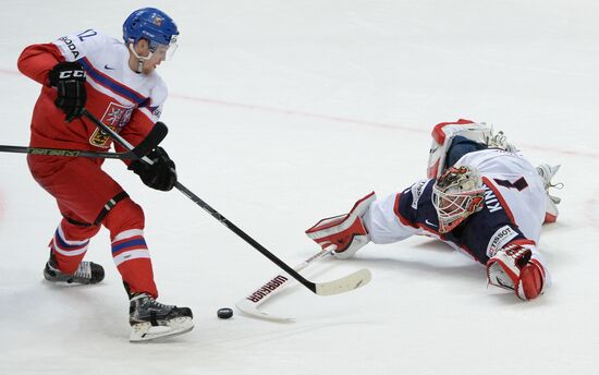 World Ice Hockey Championship. Czech Republic vs. USA