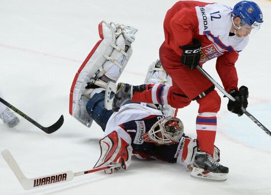 World Ice Hockey Championship. Czech Republic vs. USA