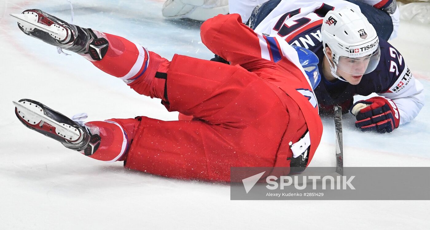 World Ice Hockey Championship. Czech Republic vs. USA