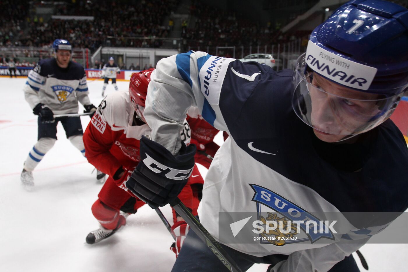 World Ice Hockey Championship. Finland vs. Denmark