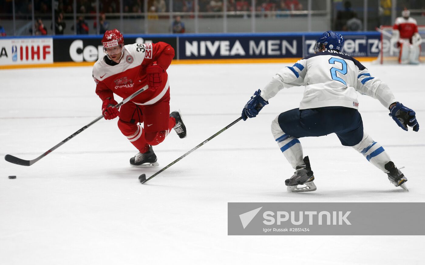 World Ice Hockey Championship. Finland vs. Denmark