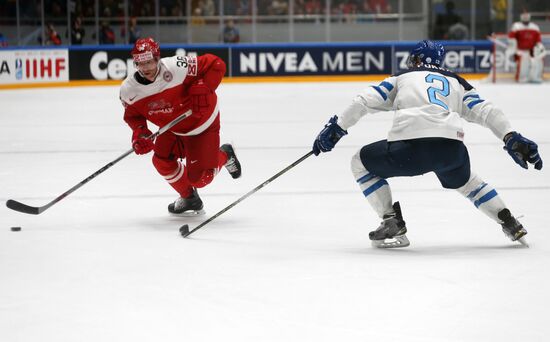 World Ice Hockey Championship. Finland vs. Denmark