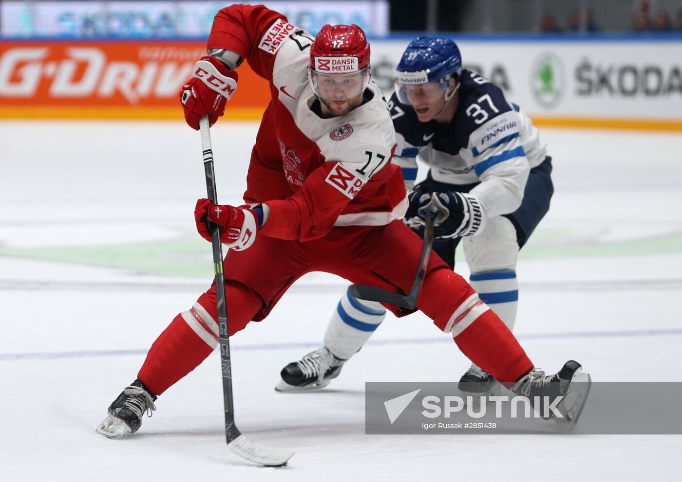 World Ice Hockey Championship. Finland vs. Denmark