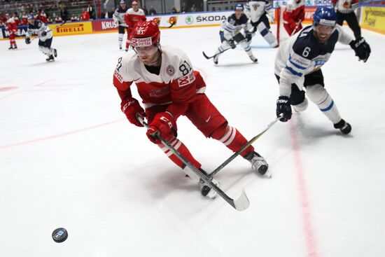 World Ice Hockey Championship. Finland vs. Denmark