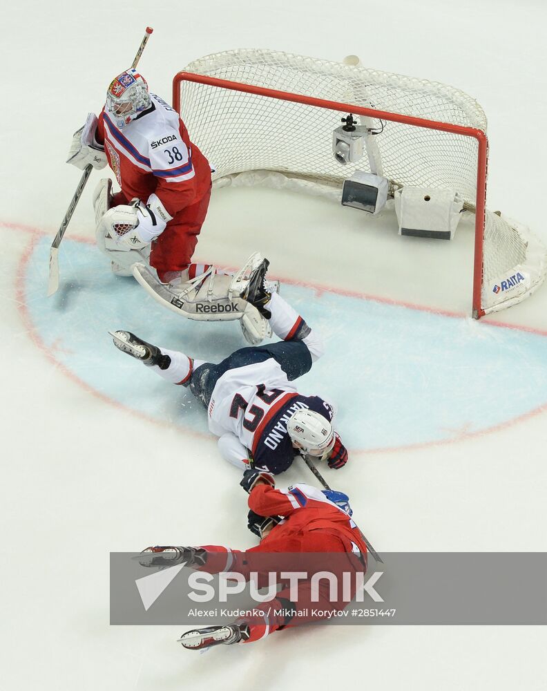 World Ice Hockey Championship. Czech Republic vs. USA