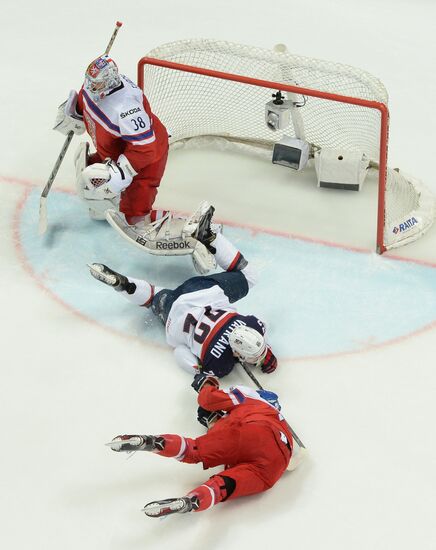 World Ice Hockey Championship. Czech Republic vs. USA