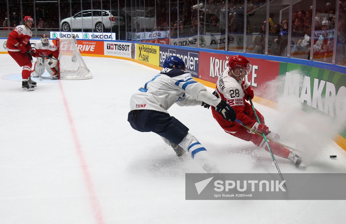 World Ice Hockey Championship. Finland vs. Denmark