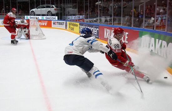 World Ice Hockey Championship. Finland vs. Denmark